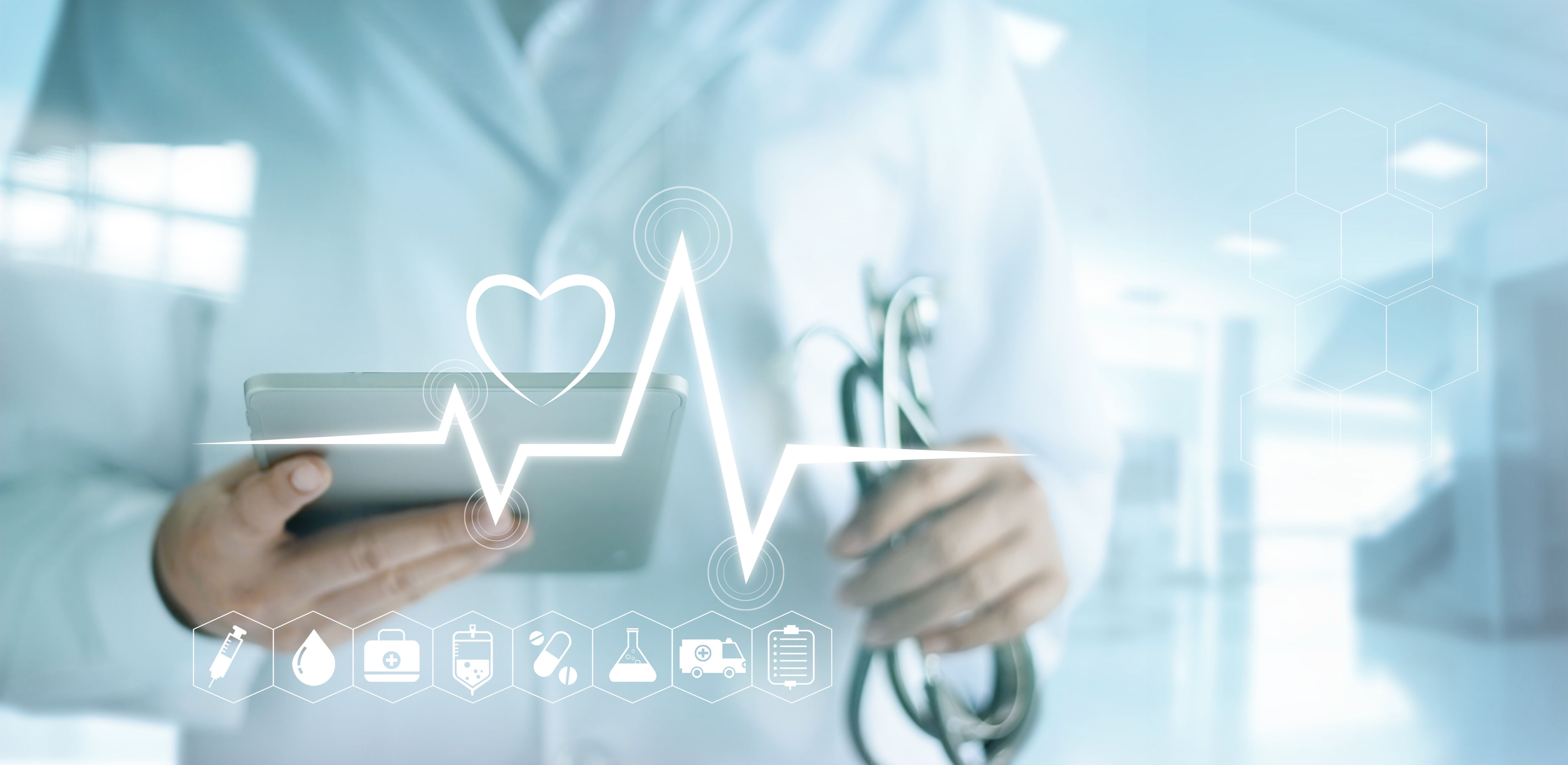 Medical team evaluating diagnosis